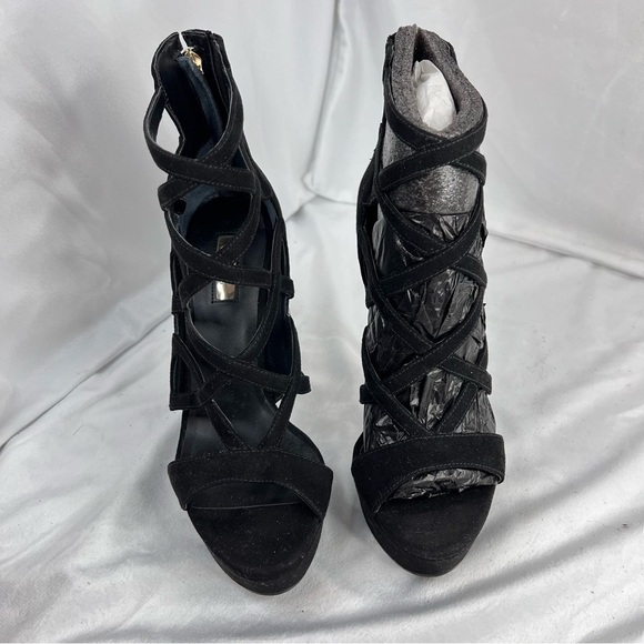 GUESS Kadani Women's Size 7M Black Platform High Heel Sandals - Picture 2 of 9